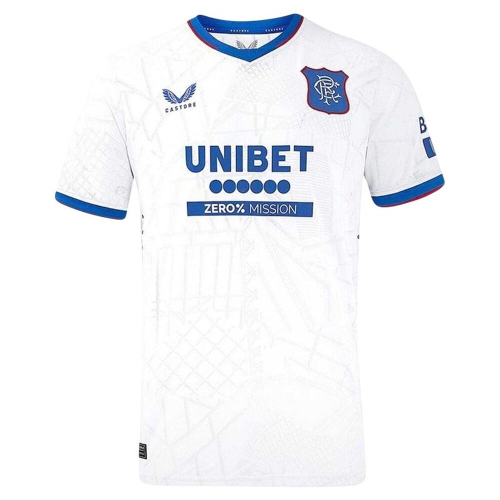 Castore Womens/Ladies Rangers FC Away Shirt / Gray/Blue